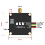 Original AKK 8W VTX 4.9G-5.8G Video Support Smart Audio High Quality Long Range Transmission FPV Video Transmitter